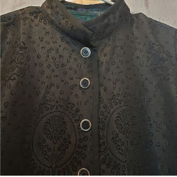 VINTAGE HANDMADE Reversible Blazer Jacket Medium - Picture 7 of 11